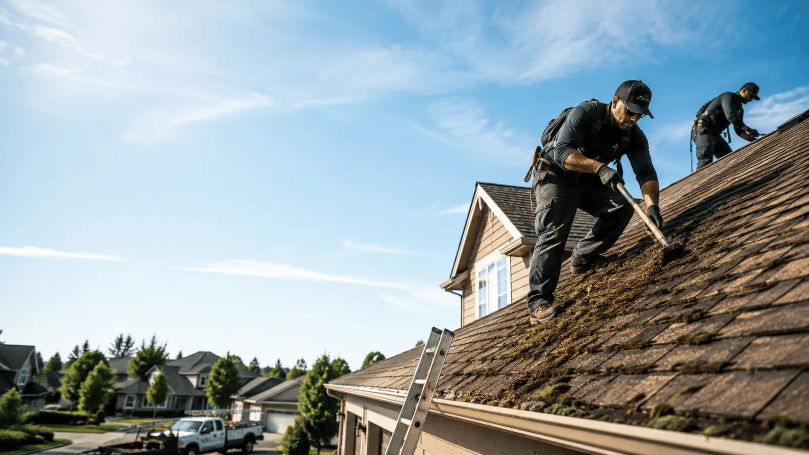 Roof Moss Removal in Fountain, MI near me